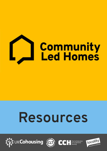 more resources from national Community Led Homes